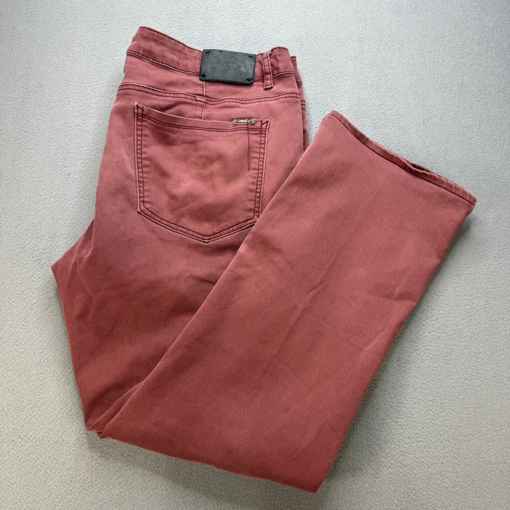 Ezekiel 302 EZ Rider Jeans Straight Fit (FIT 38x29) Burgundy Stretch Streetwear